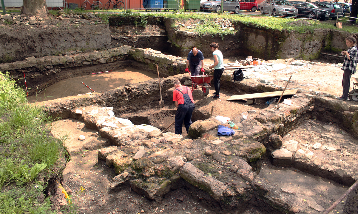 Археолошка ископавања у дворишту музеја 2023. године